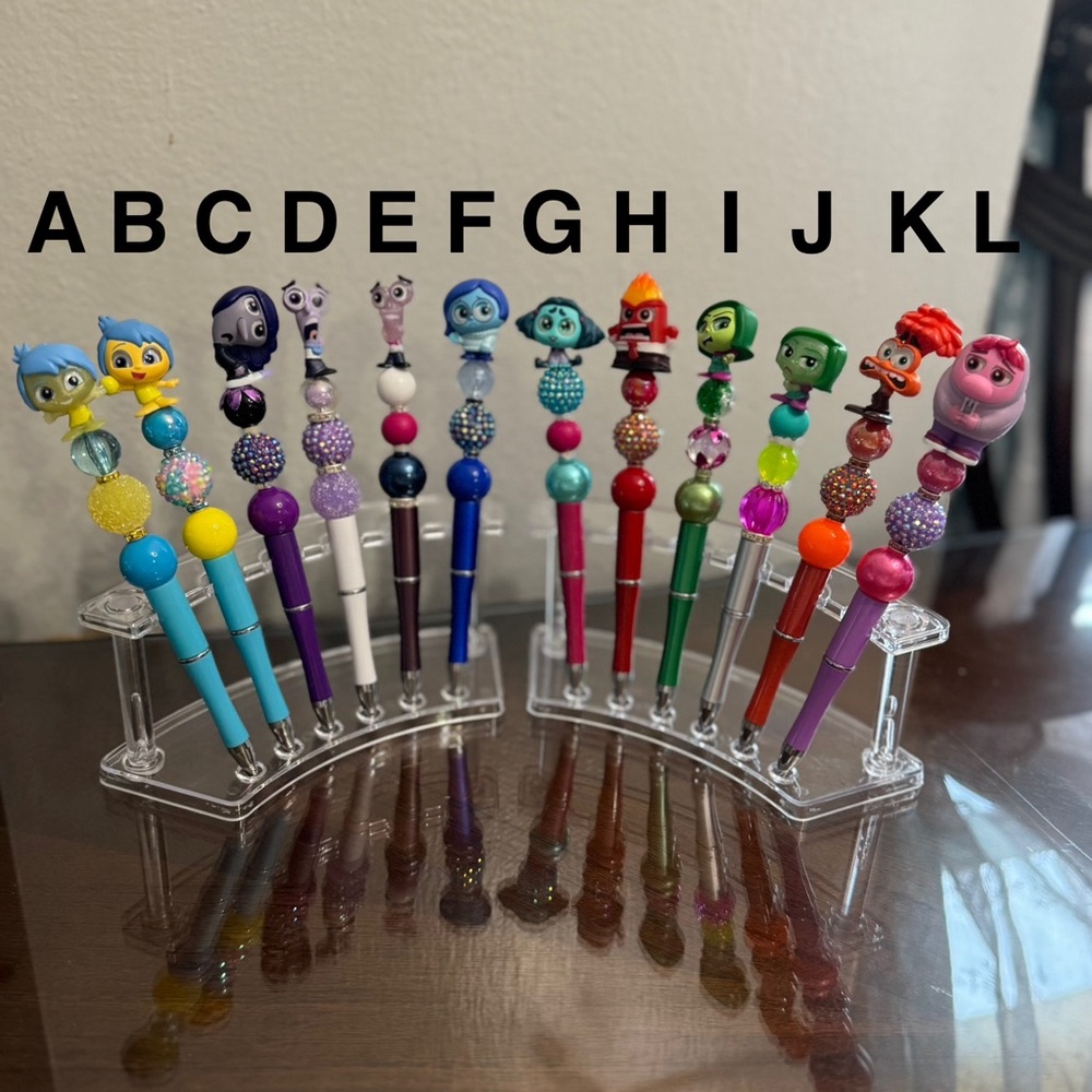🌺Doorables “Inside Out” Beadable Pens